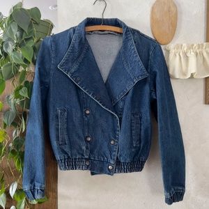 Denim Bomber Jacket